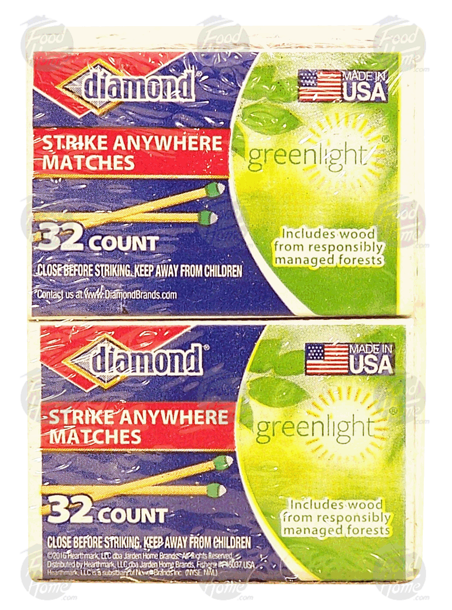 Diamond  strike anywhere matches, 10 boxes of 32 each Full-Size Picture